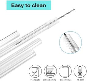 img 2 attached to Reusable Adjustable Straws for Gallon Water Bottle - UUY Straws Set for 128oz, 64oz, Half Gallon Jug - BPA Free