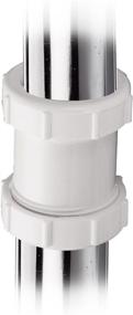 img 1 attached to 🚰 Plumb Pak 46WK Straight Extension Coupling Trap Adapter - Convenient 1-1/4 x 1-1/2-Inch Size, White Keeney Design