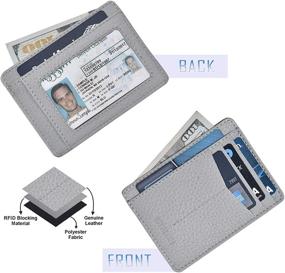 img 2 attached to Front Pocket Slim Wallets RFID Men's Accessories for Wallets, Card Cases & Money Organizers