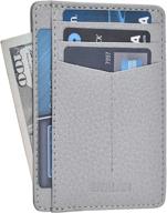 front pocket slim wallets rfid men's accessories for wallets, card cases & money organizers logo