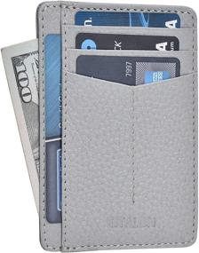 img 4 attached to Front Pocket Slim Wallets RFID Men's Accessories for Wallets, Card Cases & Money Organizers