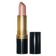 💄 revlon super lustrous lipstick - high impact nude/brown lipcolor with moisturizing formula, infused with vitamin e and avocado oil - pack of 1, bare it all (755), 0.14 oz logo