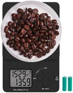 ☕ digital coffee scale with timer | kitchen scale for weighing grams and ounces (2 batteries included) logo