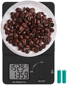 img 4 attached to ☕ Digital Coffee Scale with Timer | Kitchen Scale for Weighing Grams and Ounces (2 Batteries Included)