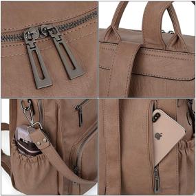 img 2 attached to Backpack UTO Rucksack Convertible Shoulder Women's Handbags & Wallets for Totes