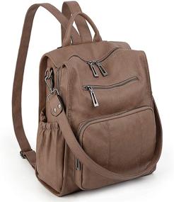 img 4 attached to Backpack UTO Rucksack Convertible Shoulder Women's Handbags & Wallets for Totes