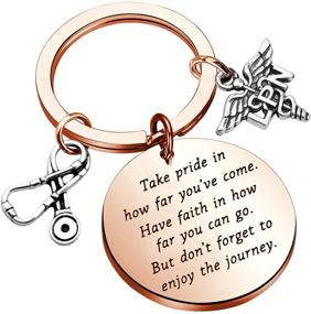 img 4 attached to FUSTMW LPN Keychain - Ideal Graduation Gifts for Licensed Physicians Nurse, LPN Graduation Gifts