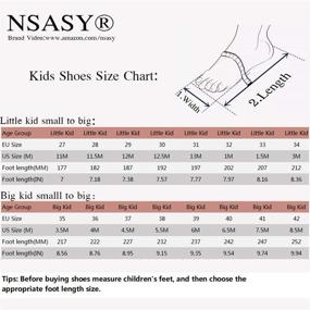 img 1 attached to 👟 Nsasy Kids Roller Shoes - Sport Sneakers with LED and Wheels for Boys and Girls, Perfect Christmas and Birthday Children's Gift