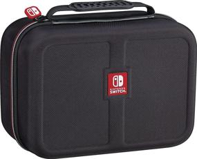 img 3 attached to 🎮 Official Nintendo Switch System Carrying Case - Ultimate Protection for Travel - Black Ballistic Nylon Exterior