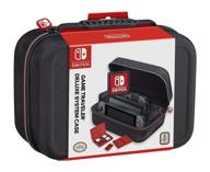 🎮 official nintendo switch system carrying case - ultimate protection for travel - black ballistic nylon exterior logo