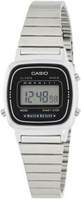 img 4 attached to 🕒 Женские цифровые часы Casio: Стильный браслет из нержавеющей стали LA670W для современного образа