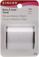 thread for button crafting and carpet installation [set of 3] - white color logo