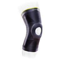 🦵 donjoy performance deluxe knit knee sleeve with stays and buttress - medium level support knee brace for patellofemoral pain syndrome (pfps), sprains, instabilities логотип