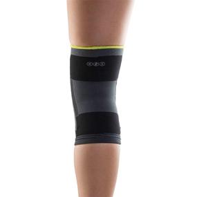 img 1 attached to 🦵 DonJoy Performance Deluxe Knit Knee Sleeve With Stays and Buttress - Medium Level Support Knee Brace for Patellofemoral Pain Syndrome (PFPS), Sprains, Instabilities