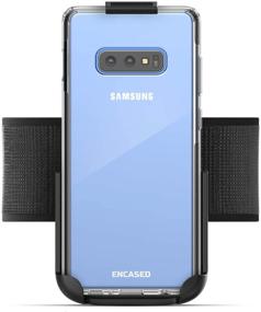 img 4 attached to 🏃 Water-Resistant Armband for Running and Gym Workouts - Fully Adjustable Holder with Clear Phone Case for Samsung Galaxy S10