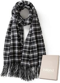 img 3 attached to 🧣 Villand Women's Cashmere Wool Scarf for Women - Essential Fashion Accessory