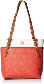 img 4 attached to Anne Klein Pocket Tote Pink Women's Handbags & Wallets