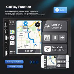 img 2 attached to Совместимый с Carplay емкий Bluetooth для автомобиля