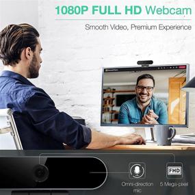 img 1 attached to 📷 Yealink UVC20 Webcam: Teams & Zoom Certified 1080P HD Web Camera with Mic for PC – Plug and Play Streaming, Conference, Skype, Business, Gaming, Recording