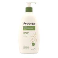 🌿 aveeno daily moisturizing body lotion: soothing oat & rich emollients for dry skin, fragrance-free - 18 fl. oz logo