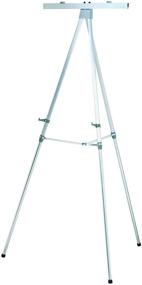 img 4 attached to 📋 Quartet Heavy Duty Flipchart or Display Easel: 66" Max Height, 35 lbs. Max Weight, Silver Aluminum