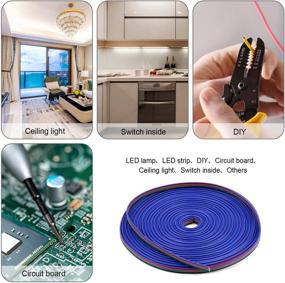 img 2 attached to 🔌 5050 RGB LED Strip Connector Kit - 10mm with Extension Cable, 12x Jumper, 10x L Connectors, 2X T Connector, 10x Gapless Connectors, 20x Strip Clip