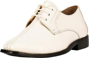img 4 attached to 👞 Genuine Leather Printed Boys' Shoes: LIBERTY Gliders for Stylish Oxfords