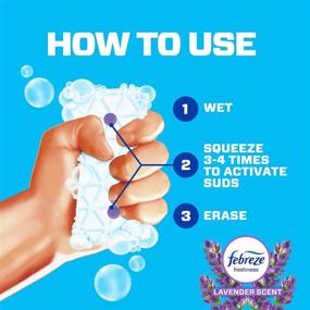 img 2 attached to 🧼 Mr. Clean Magic Eraser Bathroom, Shower, and Shoe Cleaner with Febreze Lavender Scent - 10 Count Pads