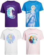 disney princess t shirt bundle: chic, hot pink, white & lava black collection logo