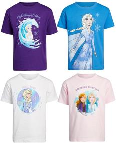 img 4 attached to Disney Princess T Shirt Bundle: Chic, Hot Pink, White & Lava Black Collection