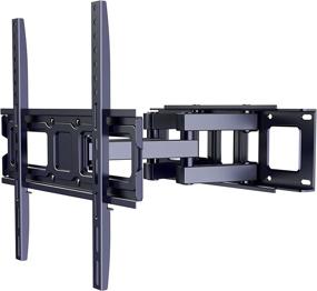 img 4 attached to 📺 ERGO TAB Full Motion TV Wall Mount Bracket for 26-55 Inch LED LCD OLED Flat and Curved TVs - Dual Articulating Swivel Arms, Extension, Tilt, and Rotation - Max VESA 400x400mm - Holds up to 99 lbs