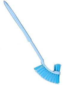 img 2 attached to 🚽 Kinsky Compact Soft Bristle Deer Toilet Brush with Strong Bristles, Hideaway Caddy, and Pan Lip - Blue, for Pure, Effective Bathroom Bowl Cleaning