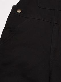 img 1 attached to 👖 Carhartt Black Quilt Lined Overall: Stylish and Functional Boys' Clothing