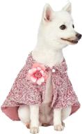 🐶 stay stylish in any season with blueberry pet 4 patterns all-weather dog ponchos логотип