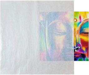 img 1 attached to 🖼️ Apadana Acid Free Glassine Paper: 50 Sheets, 12 x 12 Inches - High Quality Preservation for Your Artworks!