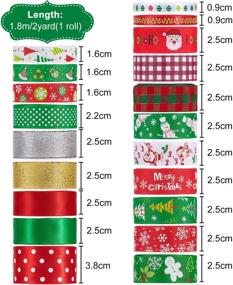 img 3 attached to Whaline Christmas Grosgrain Decoration Different