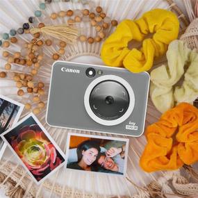 img 2 attached to 📸 Canon IVY CLIQ 2 Instant Camera Printer, Portable Mini Photo Printer in Charcoal (Matte)