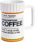 ☕️ paladone prescription unique coffee mug: 17.5floz, funny novelty gag gift for coffee lovers - find your perfect dose of humor in a mug! logo