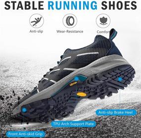 img 1 attached to Lightweight Hiking Shoes for Women by Wantdo - Trail Running Shoes, Jogging Athletic Sneakers