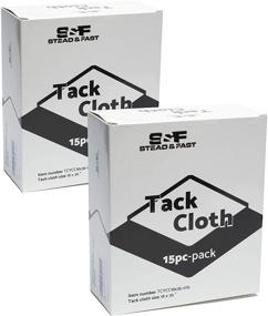 img 4 attached to S&F STEAD & FAST Tack Cloth Automotive (30 pcs) - Bulk 2-Box Auto Sticky Tac Cloths Set | Premium Professional Grade Tack Rags for Woodworking, Painting, Sanding