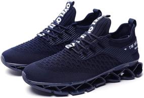 img 2 attached to 👟 Breathable Lightweight Men's Athletic Shoes: Chopben Sneakers