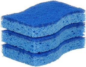 img 2 attached to 🧽 24 Scotch-Brite Non-Scratch Scrub Sponges, Extended Lifespan of 50% More Compared to Leading National Value Brand