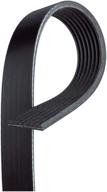 🔧 acdelco professional 7k690 v-ribbed serpentine belt - standard, black logo