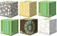 puffs lotion facial tissues boxes logo