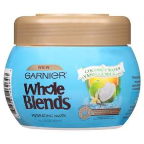 img 4 attached to 🥥 Garnier Whole Blends Hydrating Mask: Coconut Water & Vanilla Milk Extracts- 10.1 Fl Oz Pack (1)
