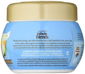 img 3 attached to 🥥 Garnier Whole Blends Hydrating Mask: Coconut Water & Vanilla Milk Extracts- 10.1 Fl Oz Pack (1)