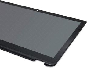 img 2 attached to 🖥️ Замена LCDOLED 15,6" сборки сенсорного экрана Full HD IPS для ноутбука Toshiba Satellite Radius P55W-B серии - ЖК-дисплей высокого качества с рамкой