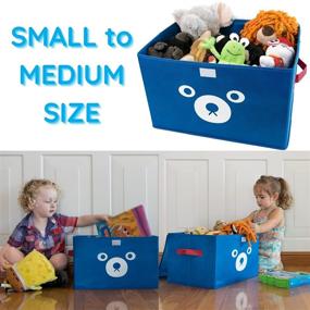 img 2 attached to 🎁 Katabird Toy Storage Chest Box for Kids and Babies – The Perfect Collapsible Organizer Bin for Boys & Girls with Flip Lid – Find the Best Gift Baskets for Small Toys and Stuffed Animals – Efficient Toy Boxes to Keep Your Playroom and Nursery Happy