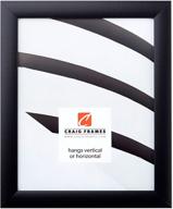 enhance your memories with craig frames 1wb3bk: 12x15-inch picture frame, 1-inch wide, black, smooth wrap finish logo