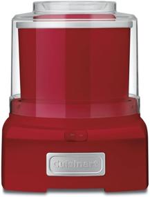 img 1 attached to 🍦 Cuisinart ICE-21R Frozen Yogurt-Ice Cream & Sorbet Maker, Red(Renewed): Delicious Frozen Treats at Home!